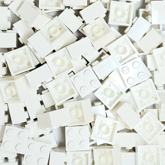 Confezione Mattoncino 2X2 Bianco 2