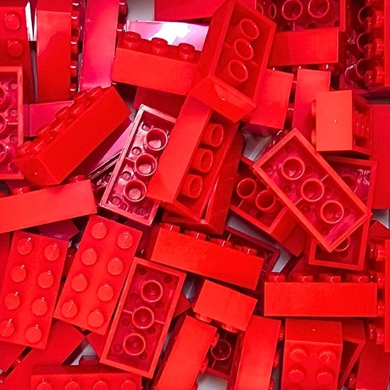 Confezione Mattoncino 4X2 Rosso