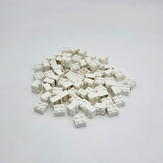 Confezione Mattoncino 2X2 Bianco 1