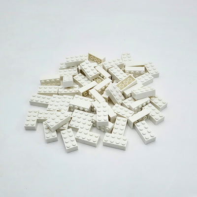 Verpackung Legostein 4x2 Weiß