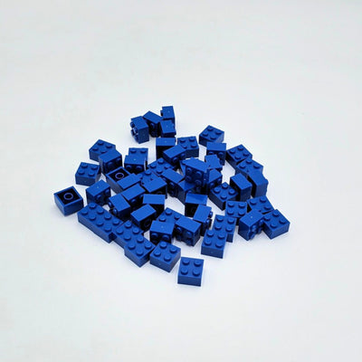 2x2 blauer Baustein – 1 Stück
