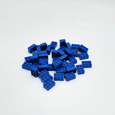 Packung mit 3x2 blauen Steinen