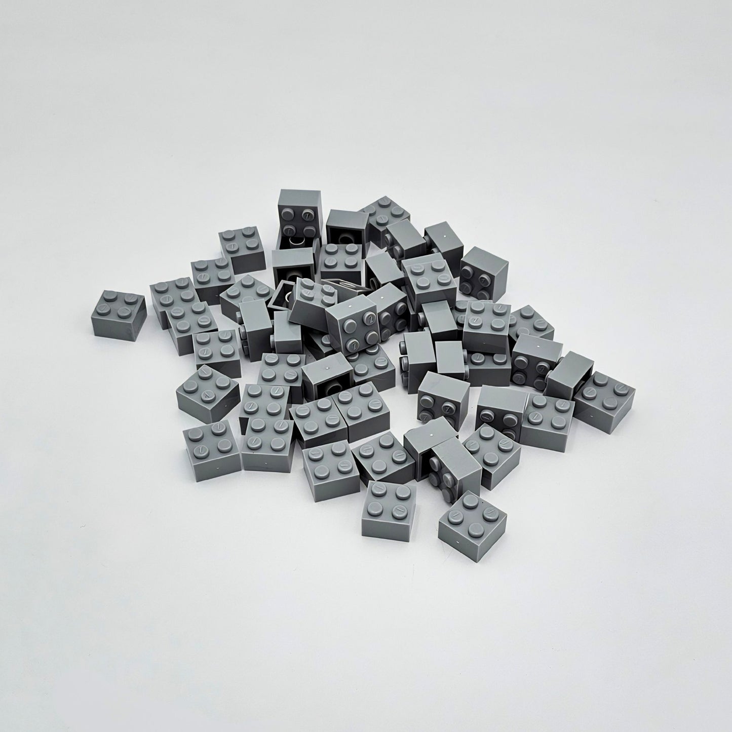 Confezione Mattoncino 2X2 Grigio 1